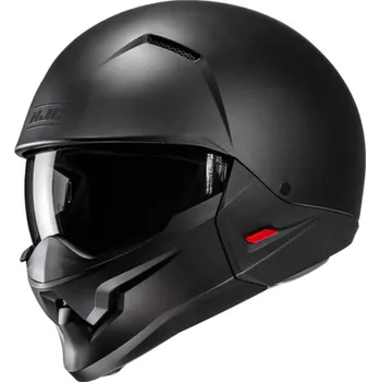 Helma na motorku Otevřená helma s maskou HJC i20N Solid Semi Flat černá XL
