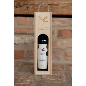 Dárková krabička Dřevěná krabička na 1 víno