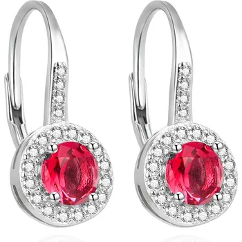 Náušnice Stylové stříbrné náušnice se zirkony AGUC3497 Agato