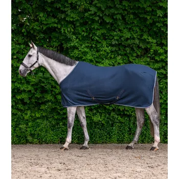 Deka pro koně WALDHAUSEN Deka odpocovací Economic Cross Waldhausen, night blue Délka zad: 075 cm