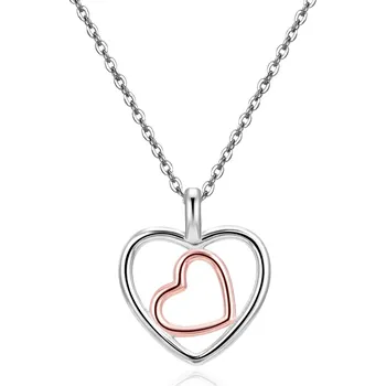 Náhrdelník Nádherný stříbrný náhrdelník Srdce AGS1535/47 Beneto