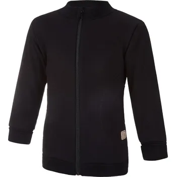 Little Angel Mikina hřejivá rozepínací - černá Velikost oblečení: 110