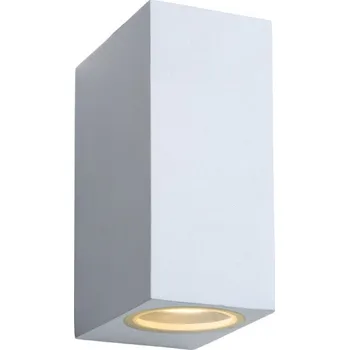 Lucide ZORA-LED - přisazené bodové svítidlo venkovní - stmívatelné - GU10 - 2x5W 3000K - IP44 - Bílá 22860/10/31