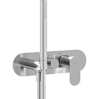 Vodovodní baterie RAVAK Baterie Ravak Eleganta EL 068.00 RB D podomítková 3-cestná, se sprchovým setem, chrom, X070216 X070216