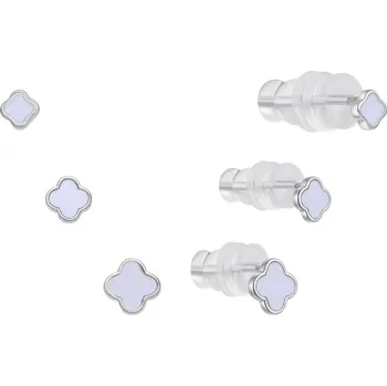 Náušnice Sada stříbrných peckových náušnic E0004920 (3 páry náušnic) Moiss