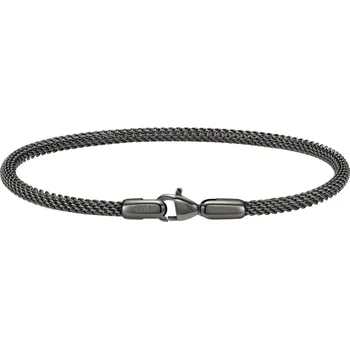 Náramek Módní grafitový náramek z oceli Mesh Perfect Pair DW0040070 Daniel Wellington / Délka: 19,5 cm