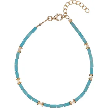 Náramek Korálkový náramek z tyrkysu a něžné perleti AL4990.01.000 Alisia