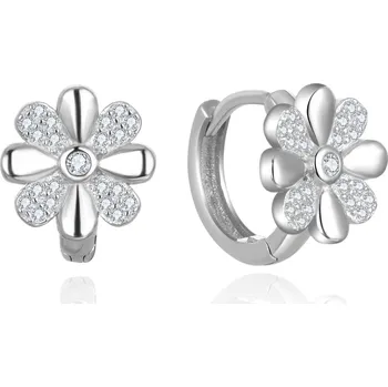 Náušnice Půvabné kruhové náušnice se zirkony AGUP2621 Beneto