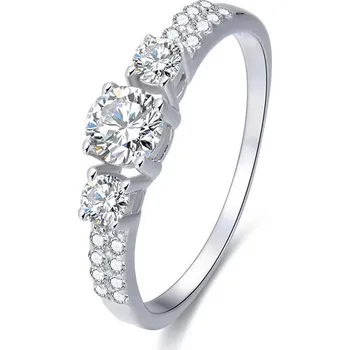 Prsten Stříbrný prsten s krystaly AGG197 Beneto / Obvod: 54 mm - 54 mm