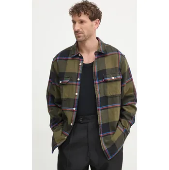 Pánská košile Bavlněná košile Levi's 19573 zelená 91X, vel. S