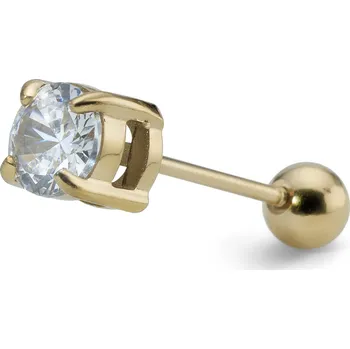 Náušnice Jemná pozlacená single náušnice Diana 23075G Oliver Weber