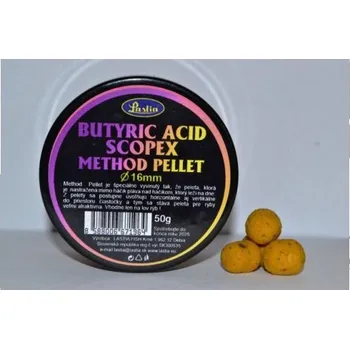Umělá nástraha Lastia Butyric Acid Scopex method pellet 16mm 50g (plovoucí)