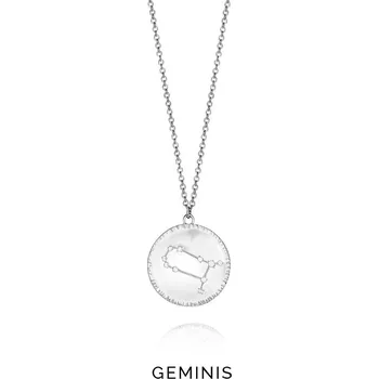 Náhrdelník Stříbrný náhrdelník znamení Blíženci Horoscopo 61014C000-38G Viceroy