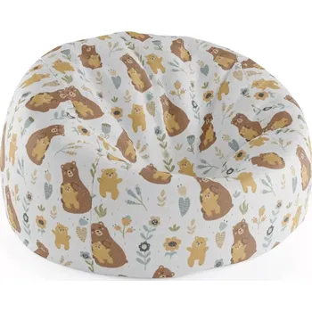 Sedací pytel Sablio Sedací vak Cocoon Medvědi - 115 x 75 x 45 cm