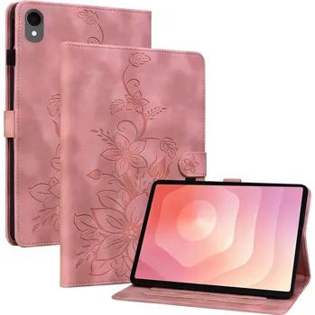 Pouzdro na tablet VSECHNONAMOBIL 127990 ART LILY Zaklápěcí pouzdro pro Samsung Galaxy Tab S11 růžové