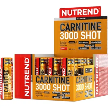 Spalovač tuku Nutrend Carnitine 3000 Shot 20x60ml ampule Varianta: jahoda