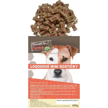 Pamlsek pro psa Lososové mini kostičky 400 g