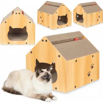 Lebula Škrabadlo pro kočky s kuličkou 40x35x34,5 cm