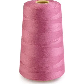 Nit Polyesterové nitě pro overlocky i klasické šití návin 5000 yards PES 40/2, malé, 556 Begonia Pink