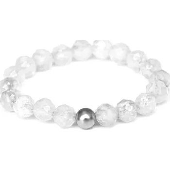 Prsten Minerální prsten s měsíčním kamenem POL-R06 Agato / Obvod: 49 mm - 49 mm