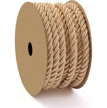 Příze Šňůra Twisted 7 mm Béžová