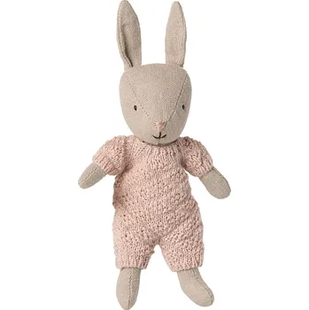 Hračka Maileg Zajíček v pleteném pyžamku Rose Maileg Rabbit, Micro - Sand - Rose Knitted Suit
