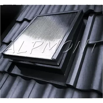 Střešní okno KMB HODONKA kovové 500x600mm - černá (Střešní vikýř (výlez) pro KM Beta Hodonka, Bramac Moravská, 50x60 cm Střešní vikýř (výlez) pro KM Beta Hodonka, Bramac Moravská, 50x60cm)