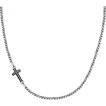 Náhrdelník Ocelový náhrdelník s křížem Cross SKR61 Morellato