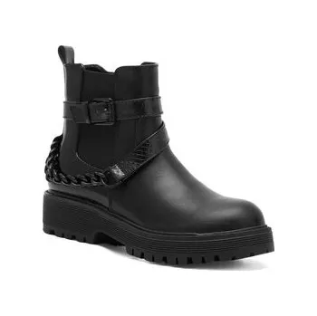 Dámská obuv DeeZee Polokozačky CS6200-02 Černá 33