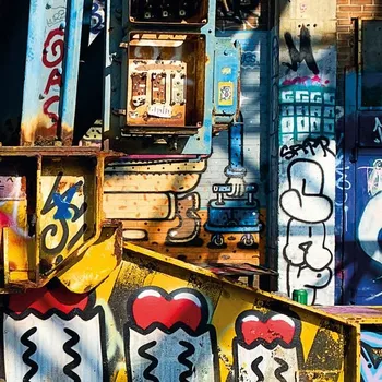 Puzzle CURIOSI Čtvercové puzzle Q Amsterdam: Vzor IV 80 dílků