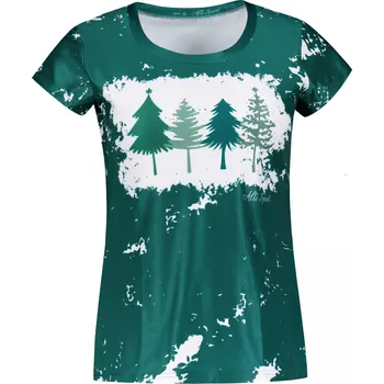 Dámské oblečení Dámské vánoční triko premium ALTISPORT VOJ/ALWVN4TR06 ZELENÁ XL