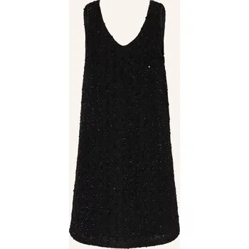 Dámské šaty Ichi Dámské Šaty Ihninky S Třpytivou Přízí A Flitry, černá, 34
