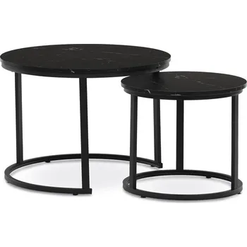 Konferenční stolek Stolek konferenční sada 2ks černá CT-X7122 BK