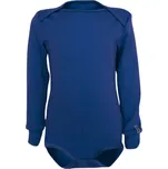 Crawler Rostoucí merino body dlouhý rukáv dětské Tmavá petrolejová Velikost: 68-74/80 (6-18 měsíců)