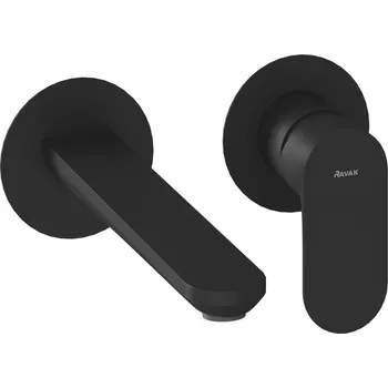 Vodovodní baterie RAVAK Baterie Ravak Eleganta EL 019.00 umyvadlová podomítková, bez tělesa, černá mat, X070292 X070292