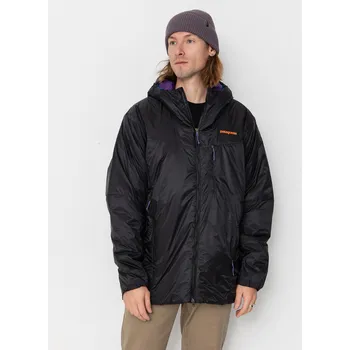 Patagonia DAS Parka (black w/p6 blue) L, černá