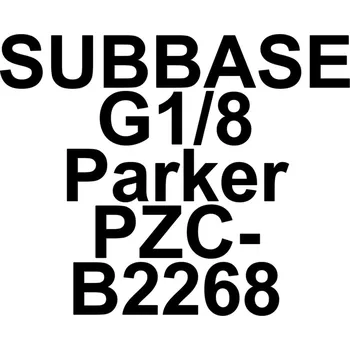 SUBBASE G1/8 Parker PZC-B2268