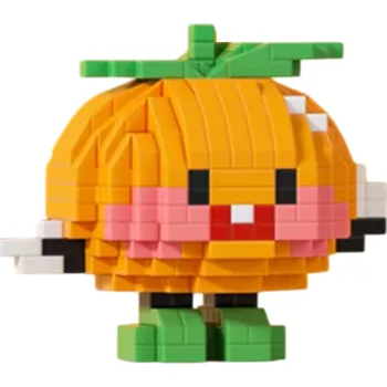 ostatní stavebnice Stavebnice Mini pomeranč 7,2 x 4,8 x 6,08 cm 367 ks Mikro 3D DIY bloky Lahodné ovoce Kreativní model Dekorativní hračka pro děti od 8 let