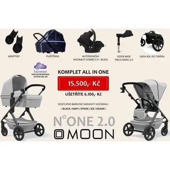Kočárek Moon N ONE 2.0 ALL IN ONE - NAVY