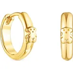 Pozlacené kruhové náušnice Basics 1003912000 Tous