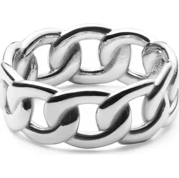 Prsten Elegantní ocelový prsten Chunky Chain DW0040084 Daniel Wellington / Obvod: 58 mm - 58 mm