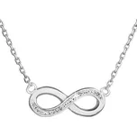 Stříbrný náhrdelník osmička-nekonečno 32023.1 Evolution Group