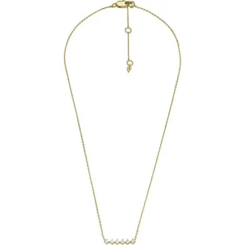 Náhrdelník Pozlacený náhrdelník se zirkony Hazel JOA00811710 Fossil