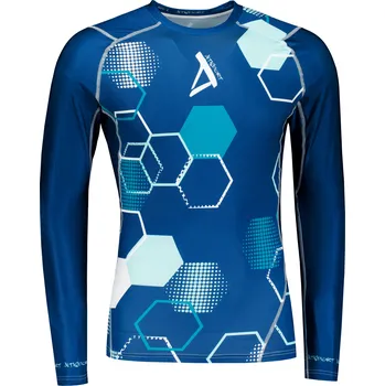 Pánské tričko Pánské funkční kompresní tričko premium ALTISPORT VOJ/ALM037TR03 NÁMOŘNÍ MODRÁ XXL