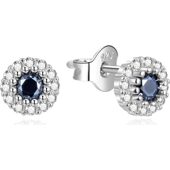 Náušnice Třpytivé stříbrné náušnice se zirkony AGUP2351L Beneto