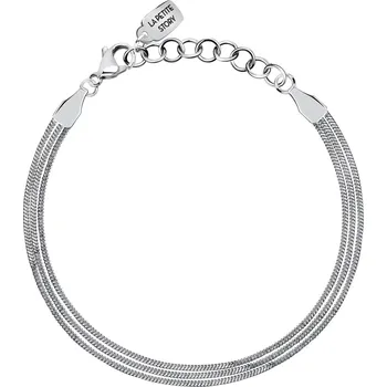 Náramek Trojitý ocelový náramek pro ženy Friendship LPS05ARR125 La Petite Story