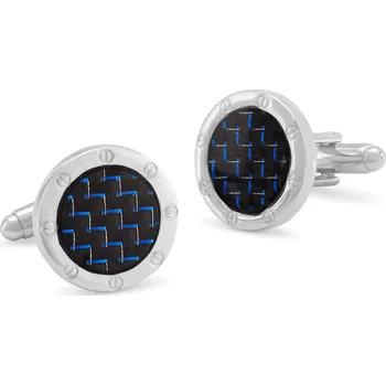 Manžetový knoflíček Manžetové knoflíčky s designovým středem KS-165 Troli