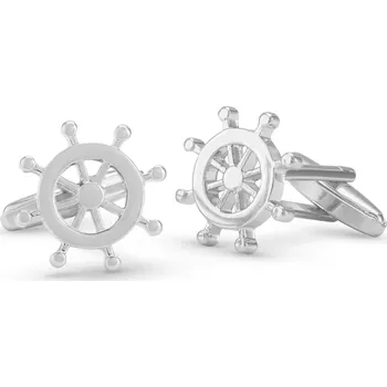 Manžetový knoflíček Stylové manžetové knoflíčky Kormidlo KS-173 Troli