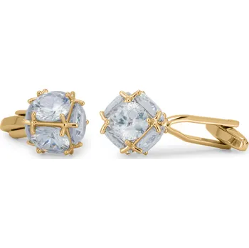 Manžetový knoflíček Třpytivé pozlacené manžetové knoflíčky Troli