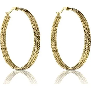 Náušnice Výrazné kruhové náušnice Zoe Gold Earrings MCE23015G Marc Malone